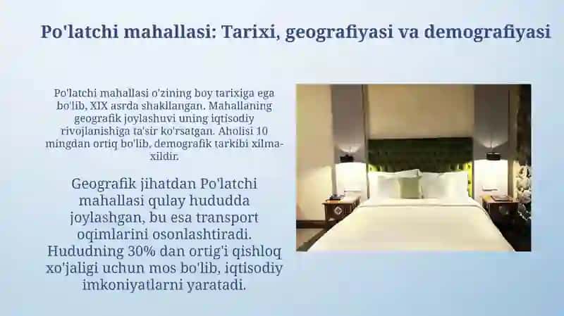 Po'latchi Mahallasi: Foydalanilmayotgan Imkoniyatlar Xaritasi 3