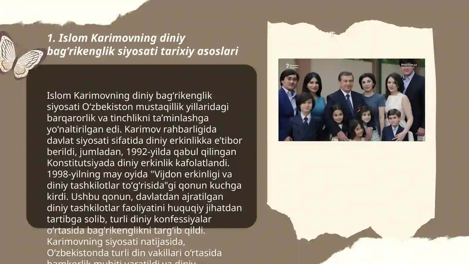 Islom Karimovning diniy bagʻrikenglik sohasida olib borgan oqilona siyosati 3