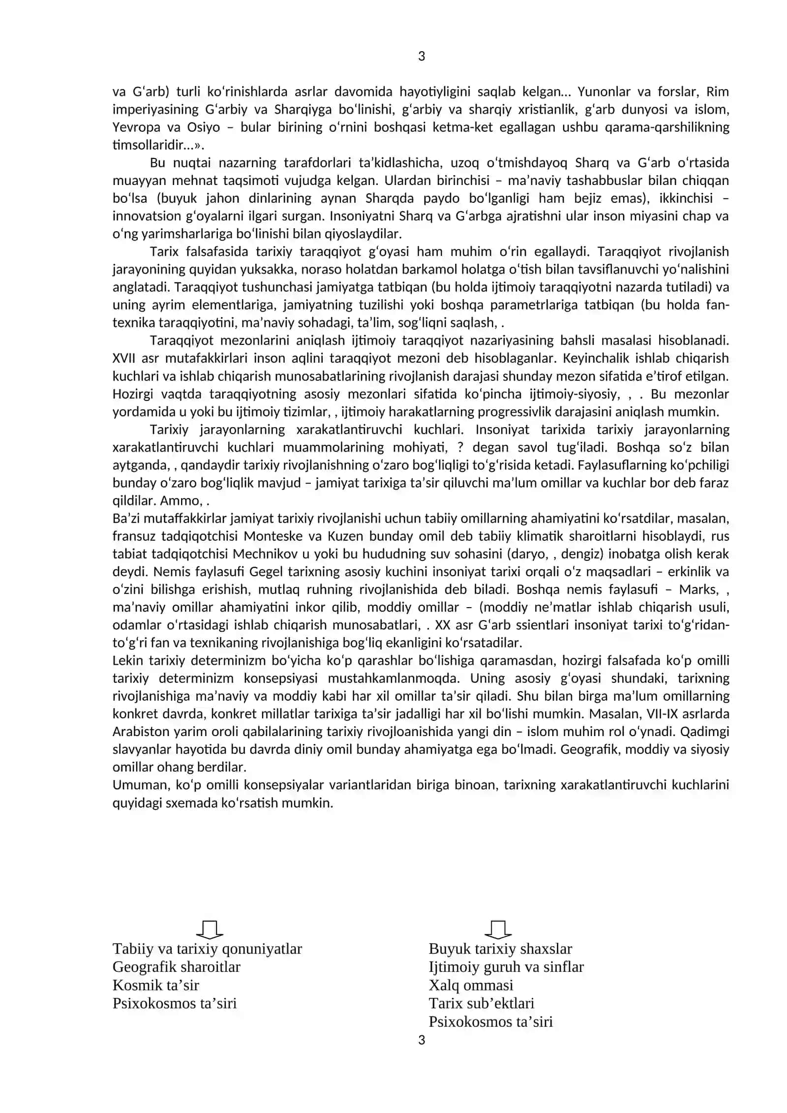 Tarix falsafasi, sivilizatsiya va madaniyat 3