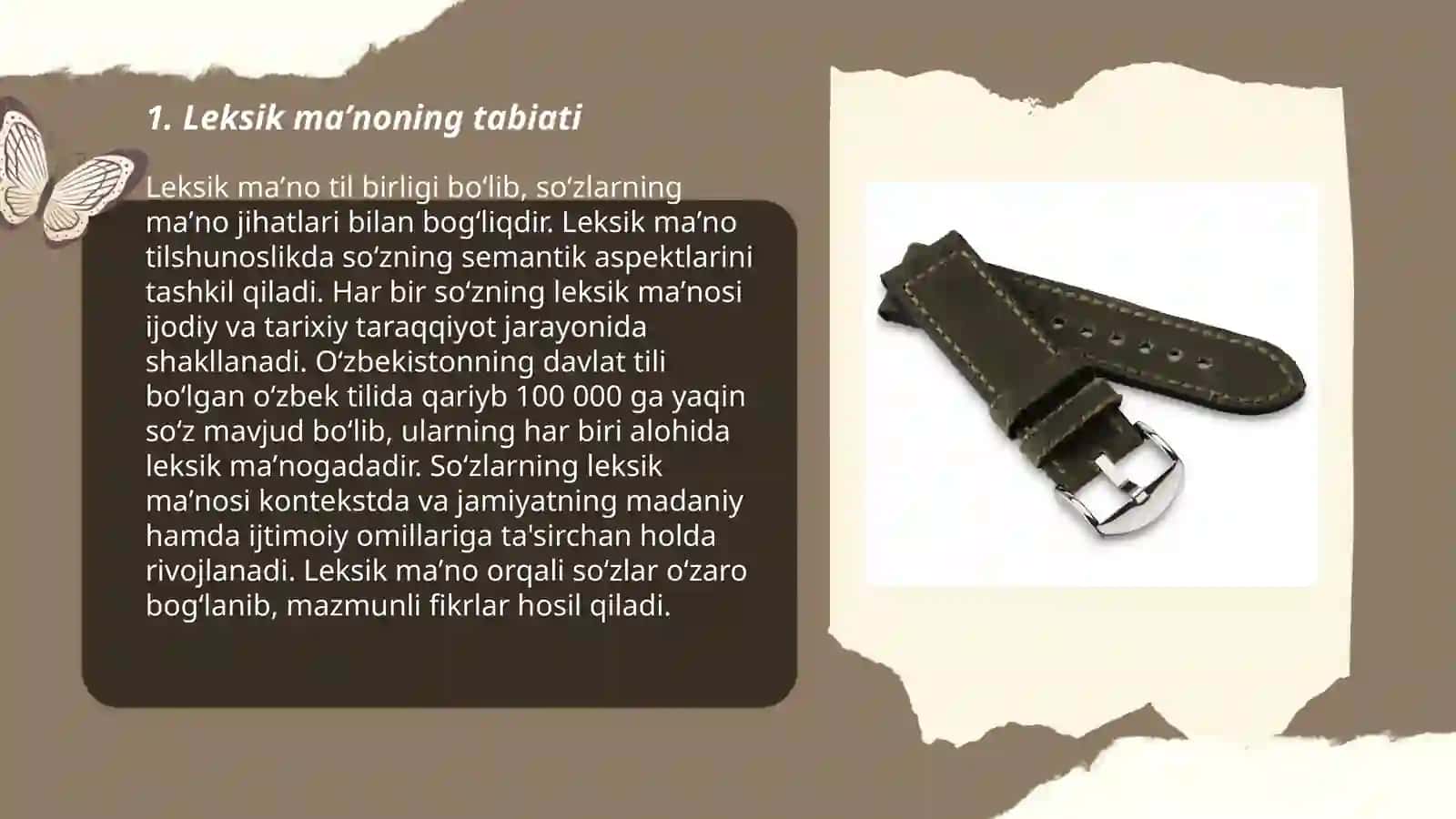 Leksik maʼno qirralari.Denotativ signifikat struktur va emotiv maʼnolar 3