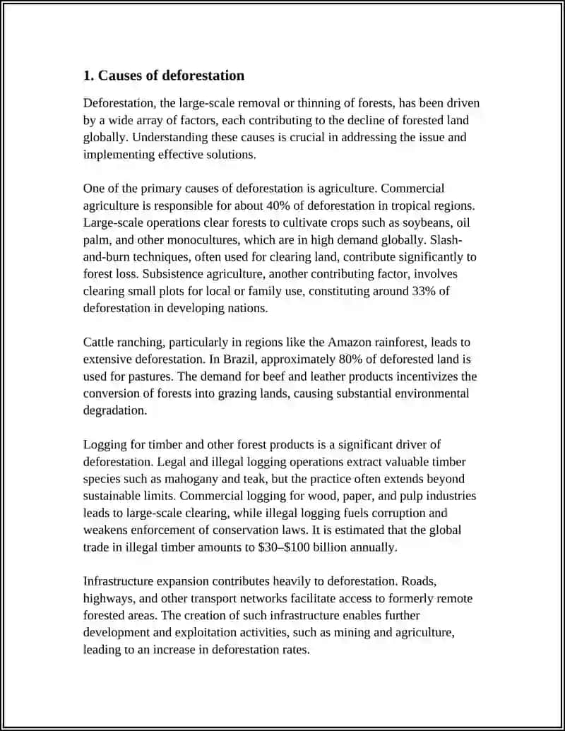 DEFORESTATION study 3