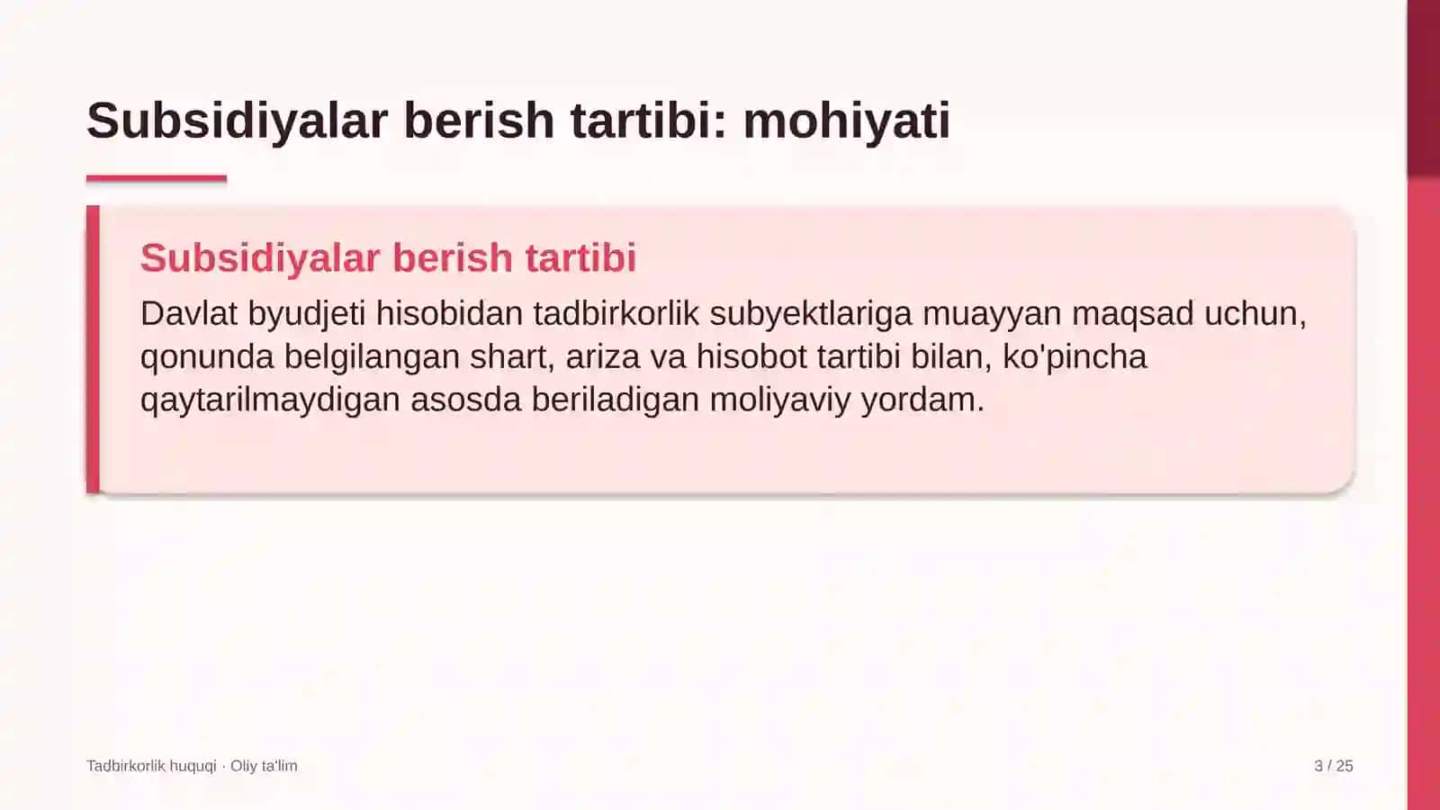 Gidrotexnika qurilishida subsidiyalar berish tartibi 3