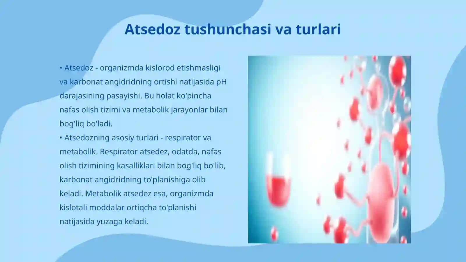 Atsedoz va alkaloz ko'rishlari 3