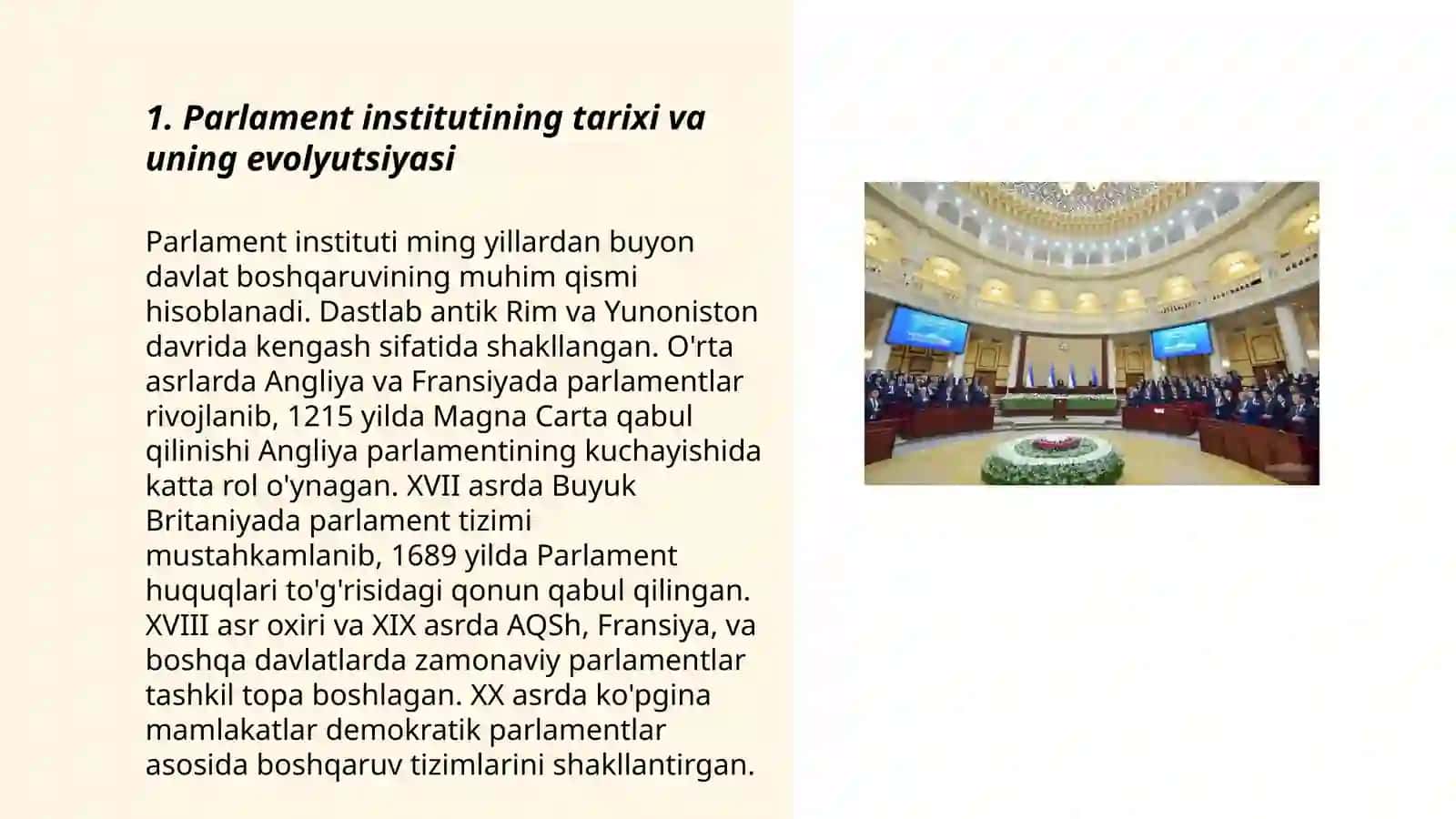 O‘zbekistonda Parlament institutining shakllanishi va rivojlanishi 3