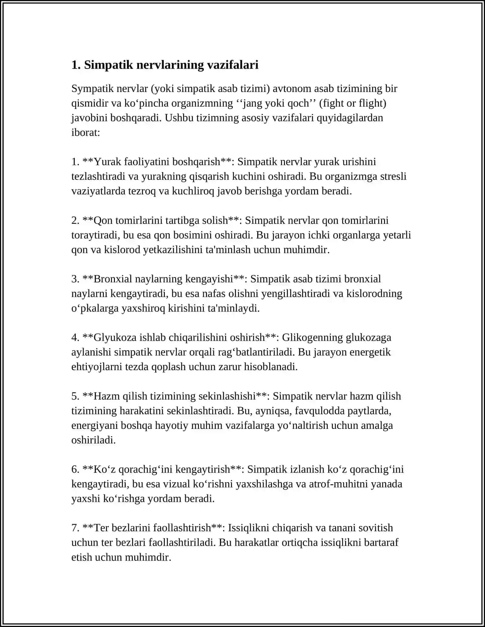 SIMPATIK VA PARASIMPATIK NERVLAR 3