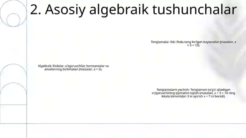 Algebra 3