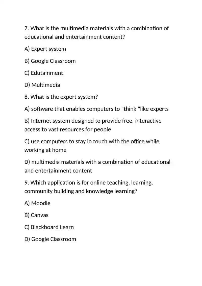 Digital English Test 3