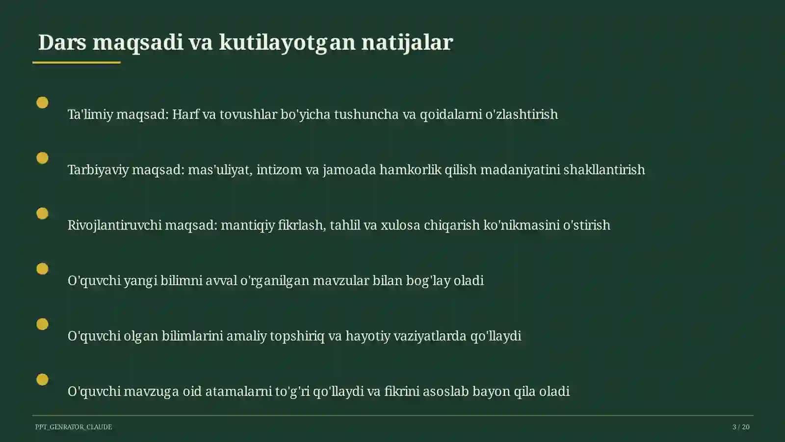 Harf va tovushlar (1-sinf) 3