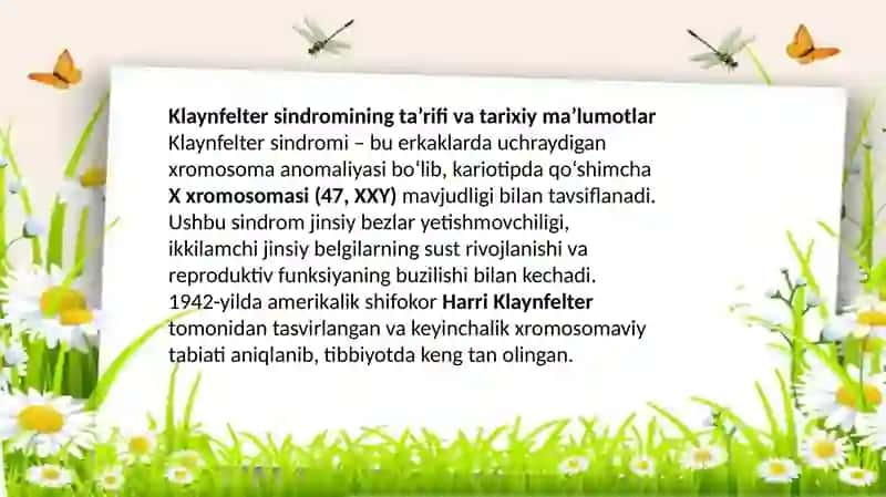 Klaynfelter Sindromi 3