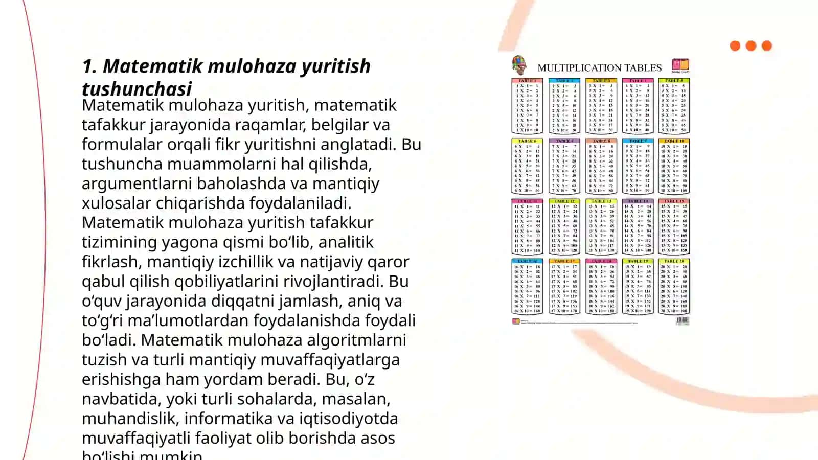 EGMA xalqaro baholash dasturida matematik mulohaza yuritish va muammoni hal qilish (modellashtirish) orasidagi bogʻlanish sikli 3