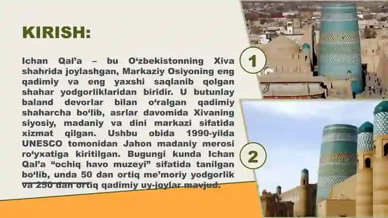 Ichan qal'a 3