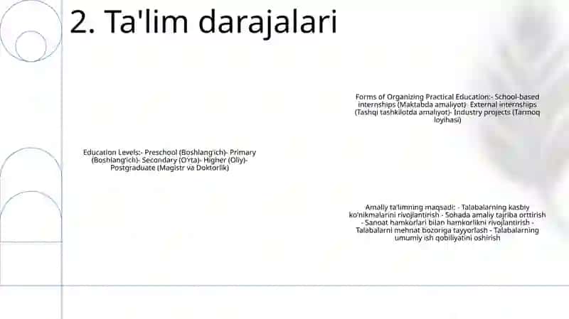 OʻQuv Va Pedagogik Amaliyotni Tashkil Etish Shakllari 3