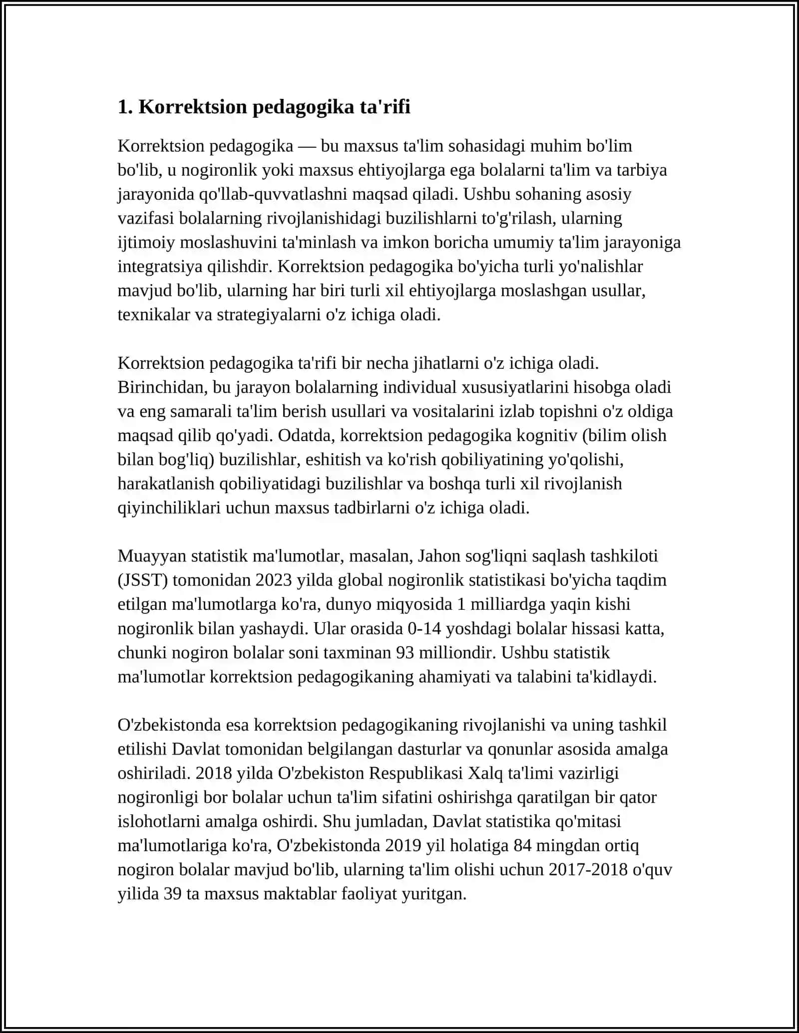 Korrektsion Pedagogika 3