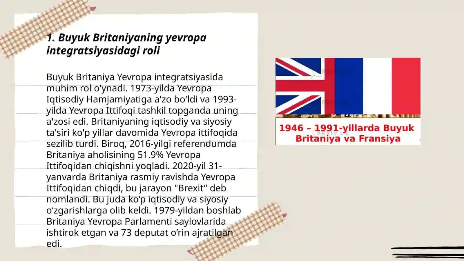 Buyuk Britaniya va Fransiya yangi Yevropani qurish 3