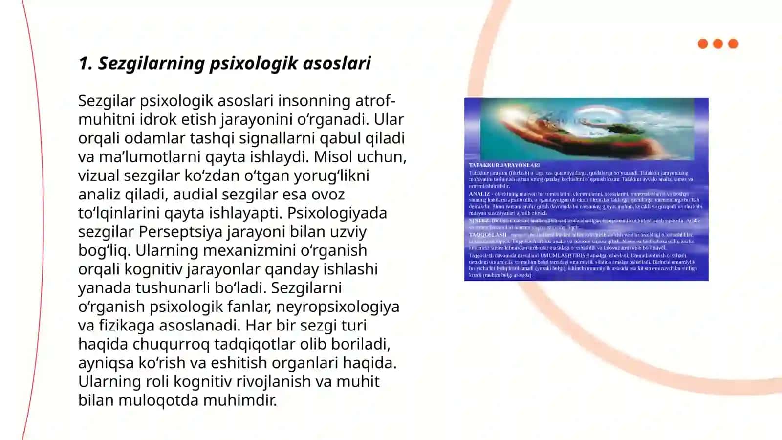Sezgilarning psixologik asoslari 3