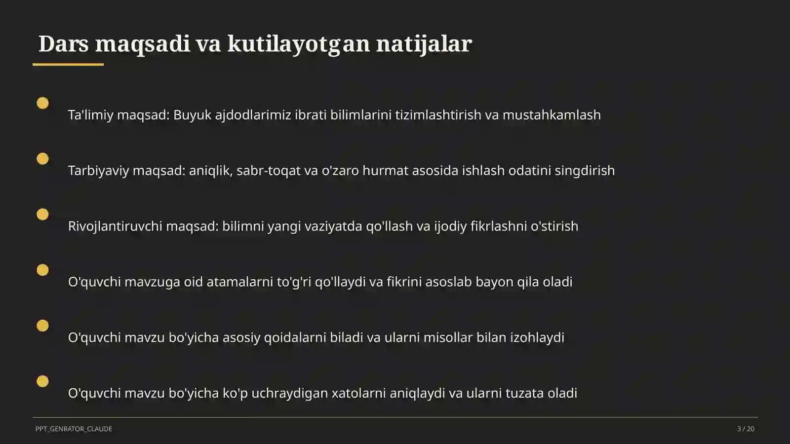Buyuk ajdodlarimiz ibrati (6-sinf) 3