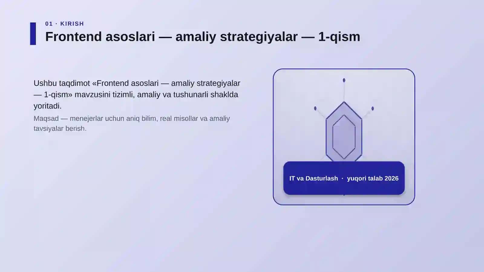 Frontend asoslari — amaliy strategiyalar — 1-qism 3