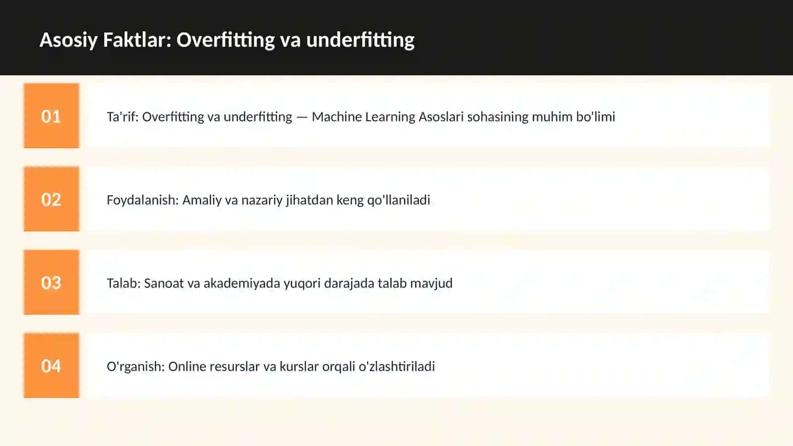 AI | MACHINE LEARNING ASOSLARI 3