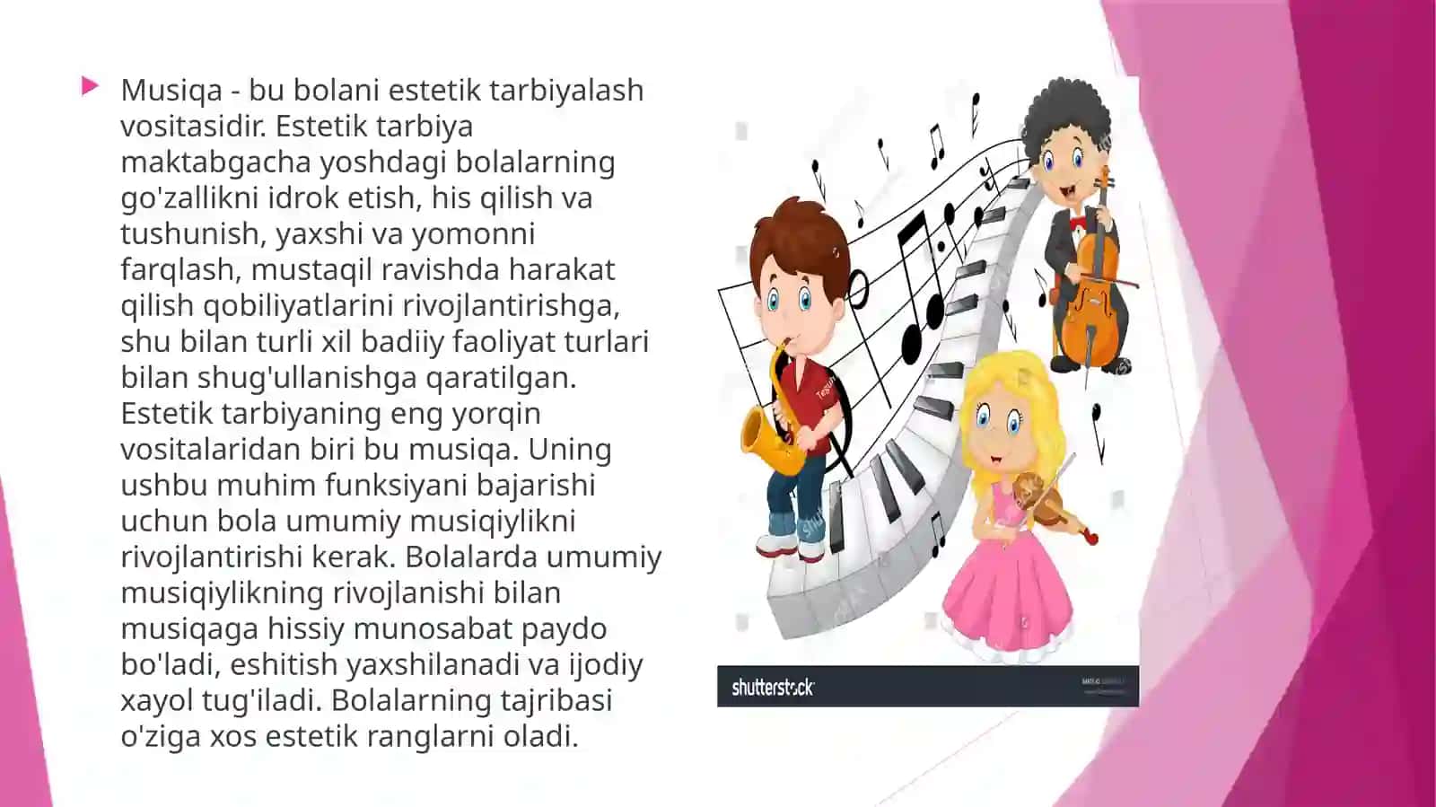 BOLALARNING MUSIQAVIY TA'LIM METODIKASI 3