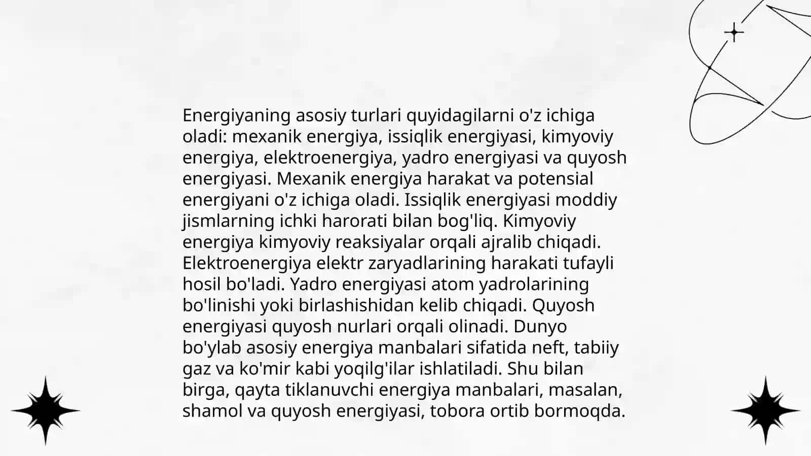 Ish, energiya va quvvat tushunchalari 3