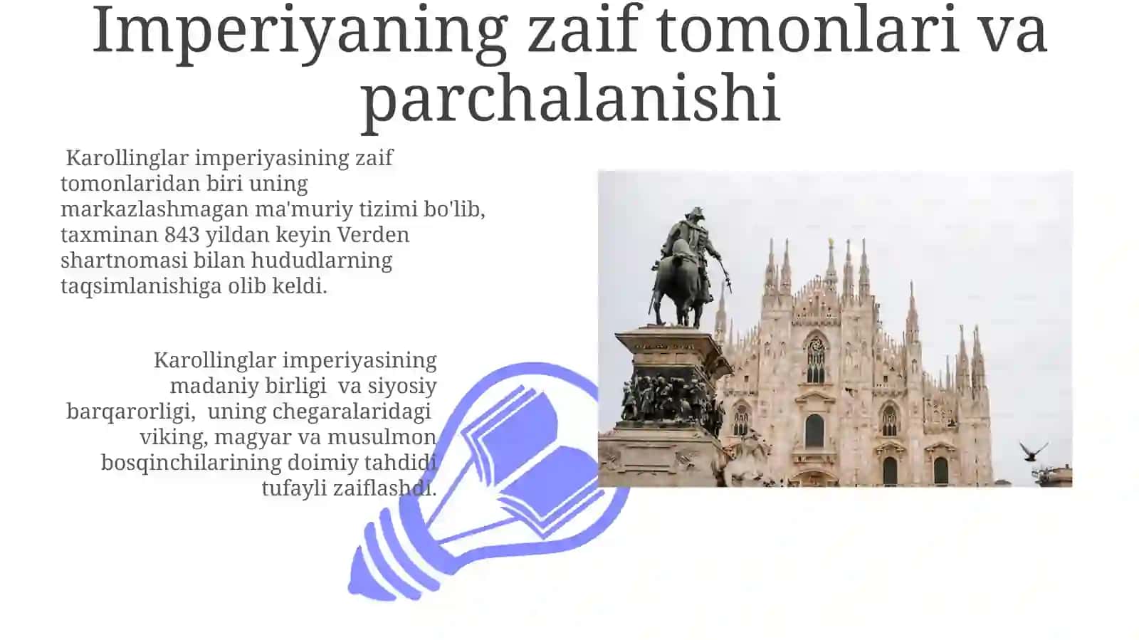 Karolinglar imperiyasining shakllanishi 3