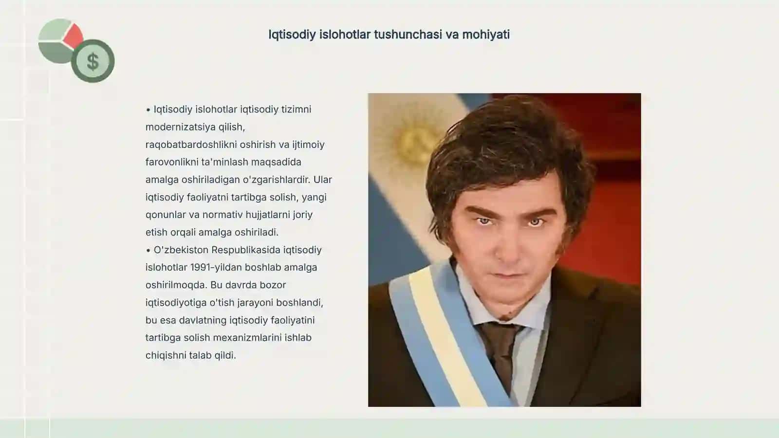 Iqtisodiy islohotlar va iqtisodiyotni davlat tomonidan tartibga solish mexanizmining shakllanishi 3