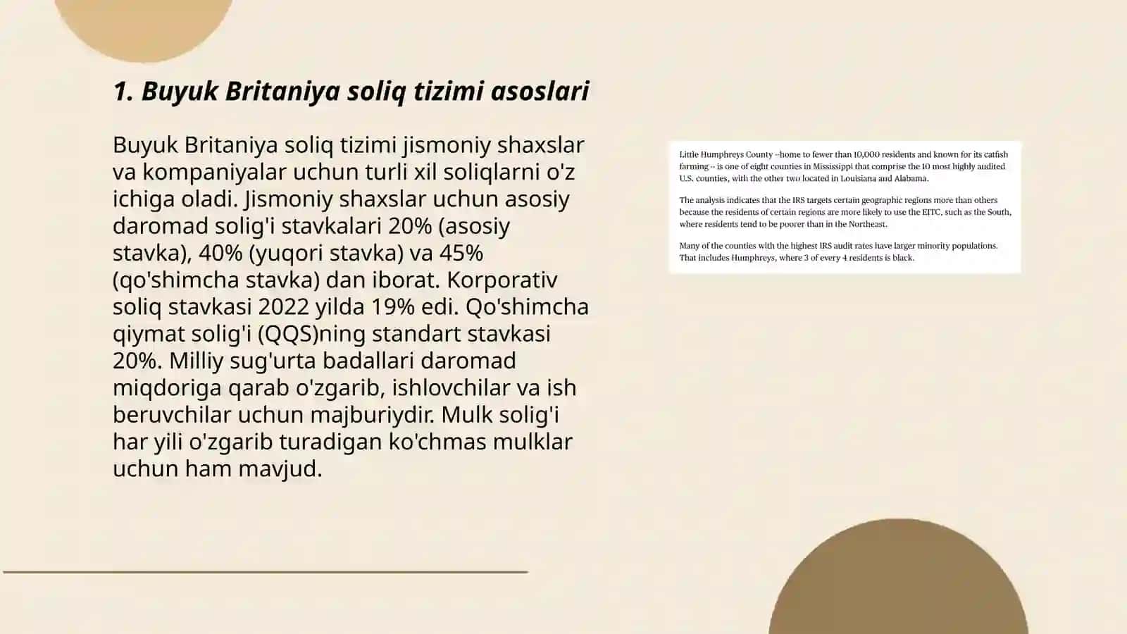 Buyuk Britaniya soliq tizmi va Buyuk Britaniya soliq hisobot davri 3