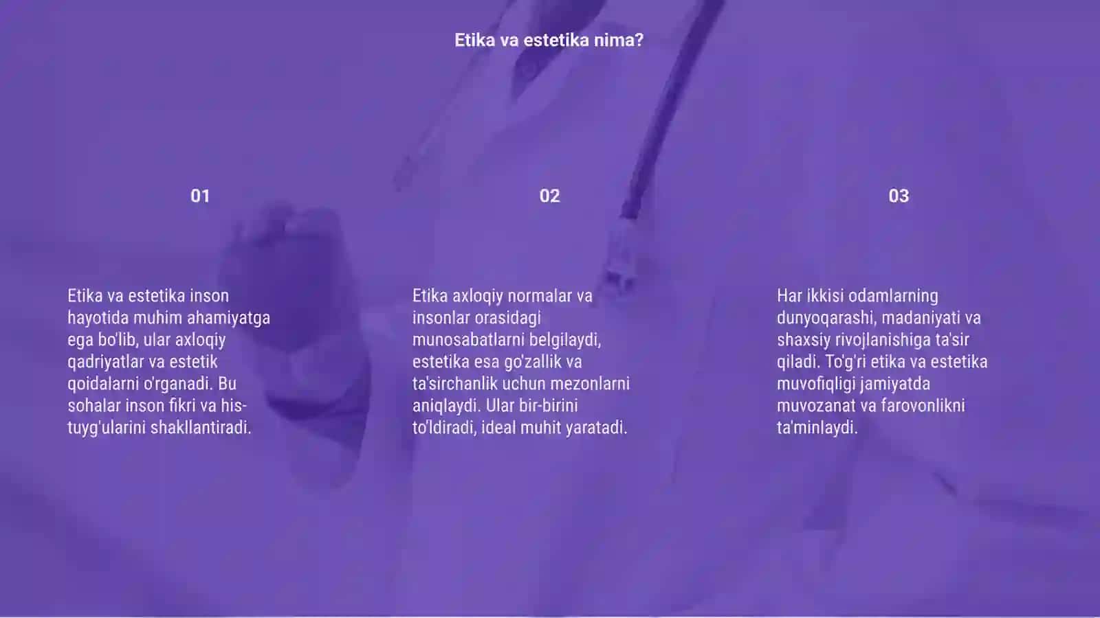 Etika va estetika 3