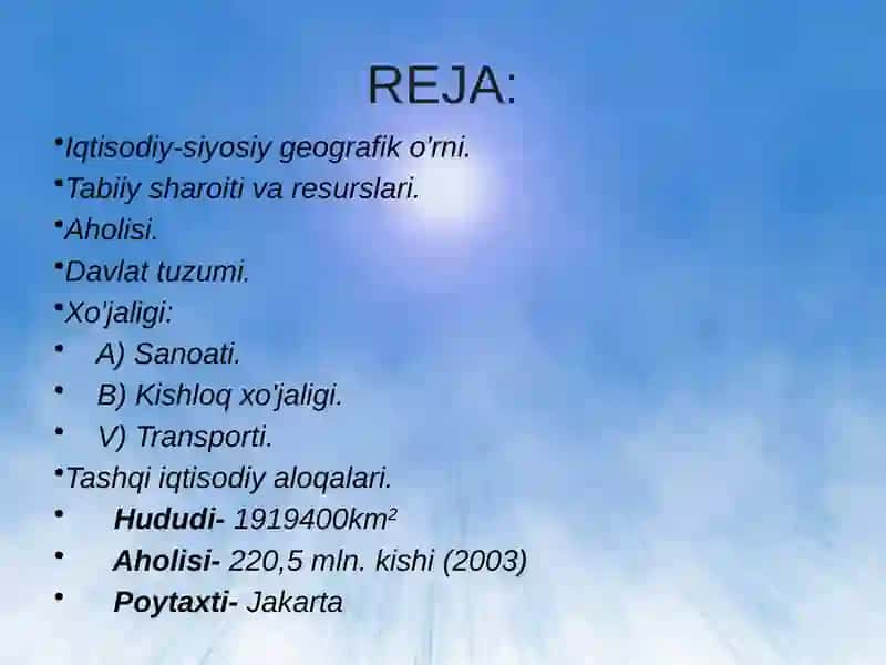 INDONEZIYA XARITASI 3