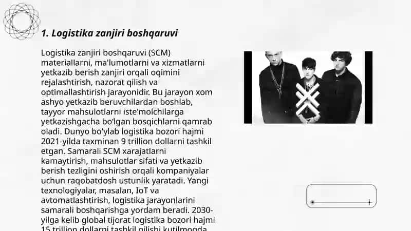 Logistika zanjiri boshqaruvi 3