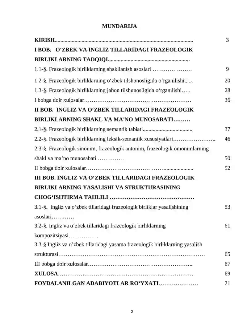 O'ZBEK VA INGLIZ TILLARIDAGI FRAZEOLOGIK BIRLIKLAR TALQINI 3