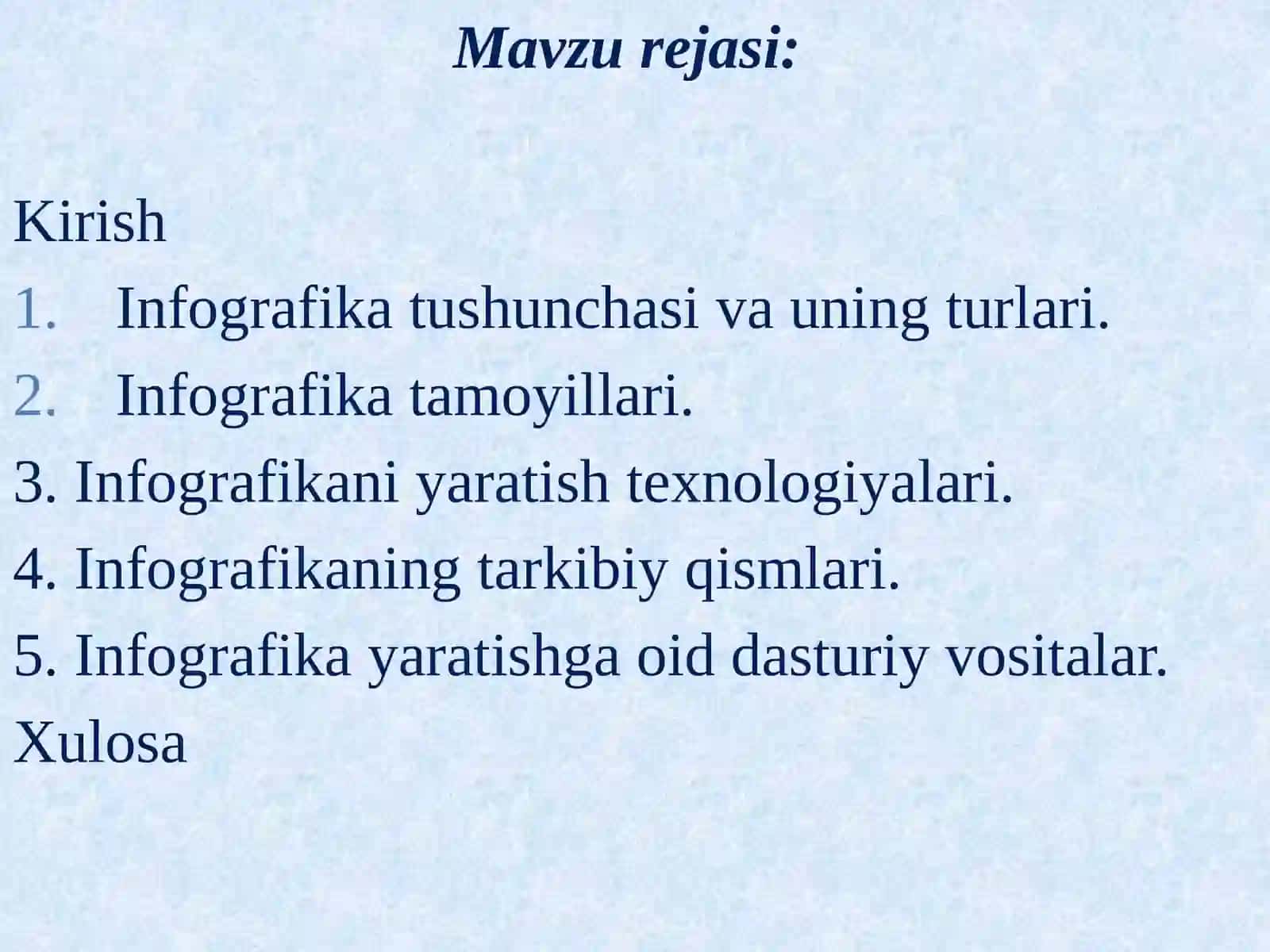 Infografika ni yaratish texnologiyalari 3