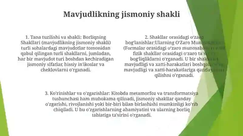 Borliqning Shakllari Hamda Ularning O'Zaro Munosabatlari 3
