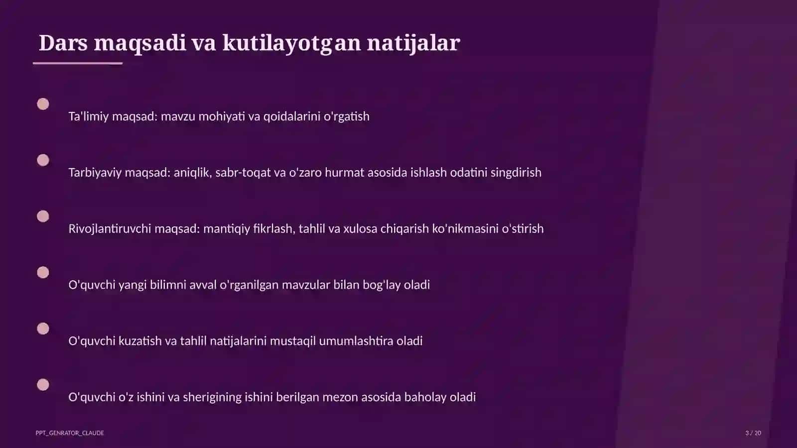 Haykaltaroshlik: loydan shakl yasash (4-sinf) 3
