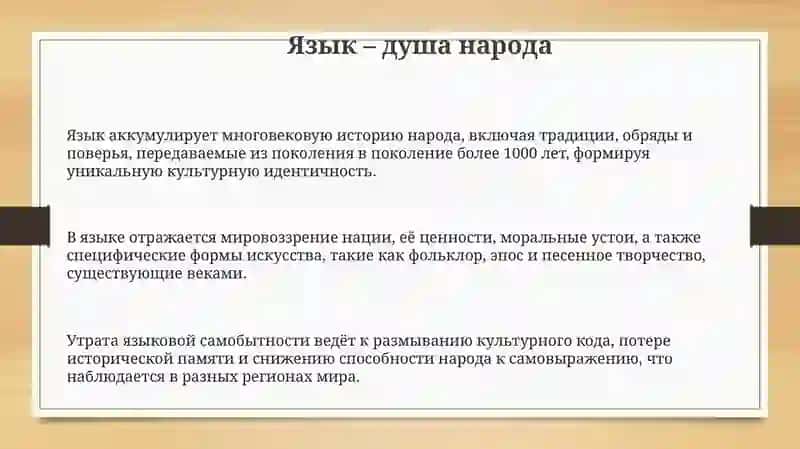 Презентация Язик-духовное богатство народа 3