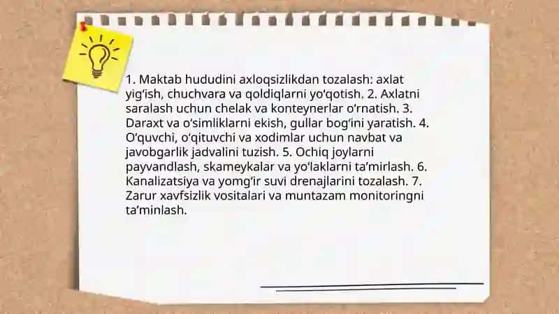 Toza maktab toza kelajak 3