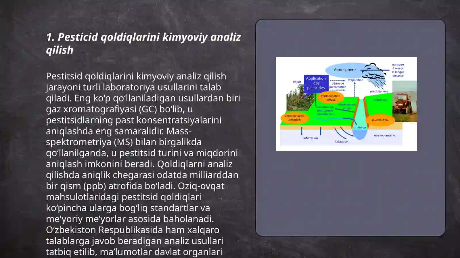 Pestitsid qoldiqlarini aniqlash usullari 3