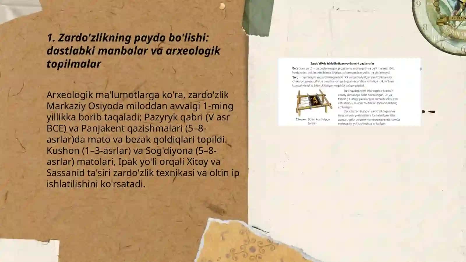 Zardo'zlikning paydo bo'lish tarixi va rivojlanishi 3