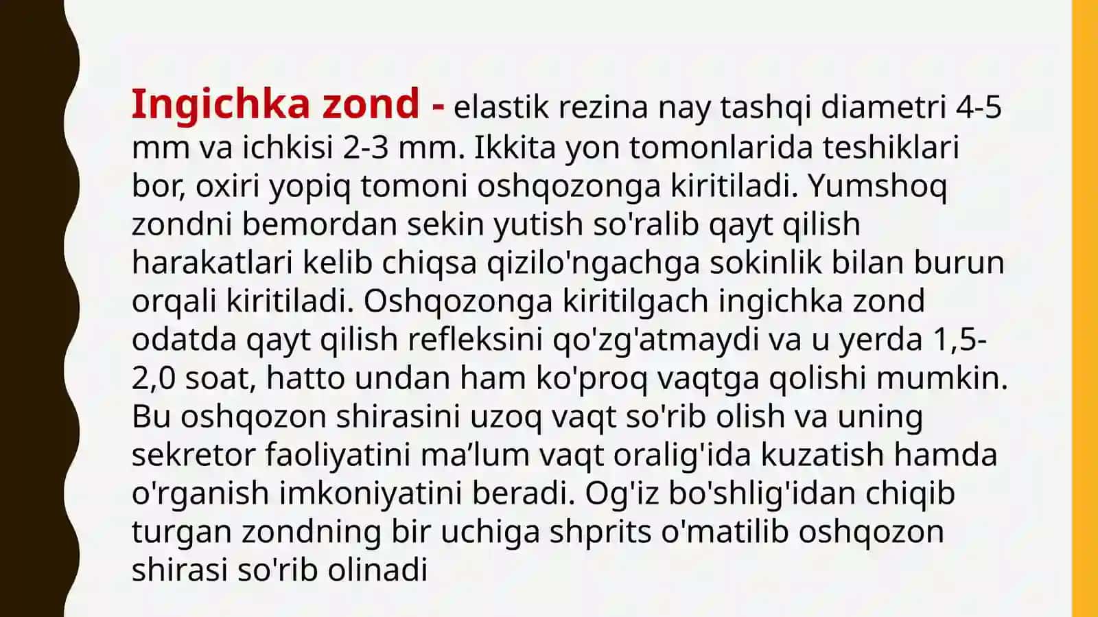 Oshqozon shirasini tekshirish 3