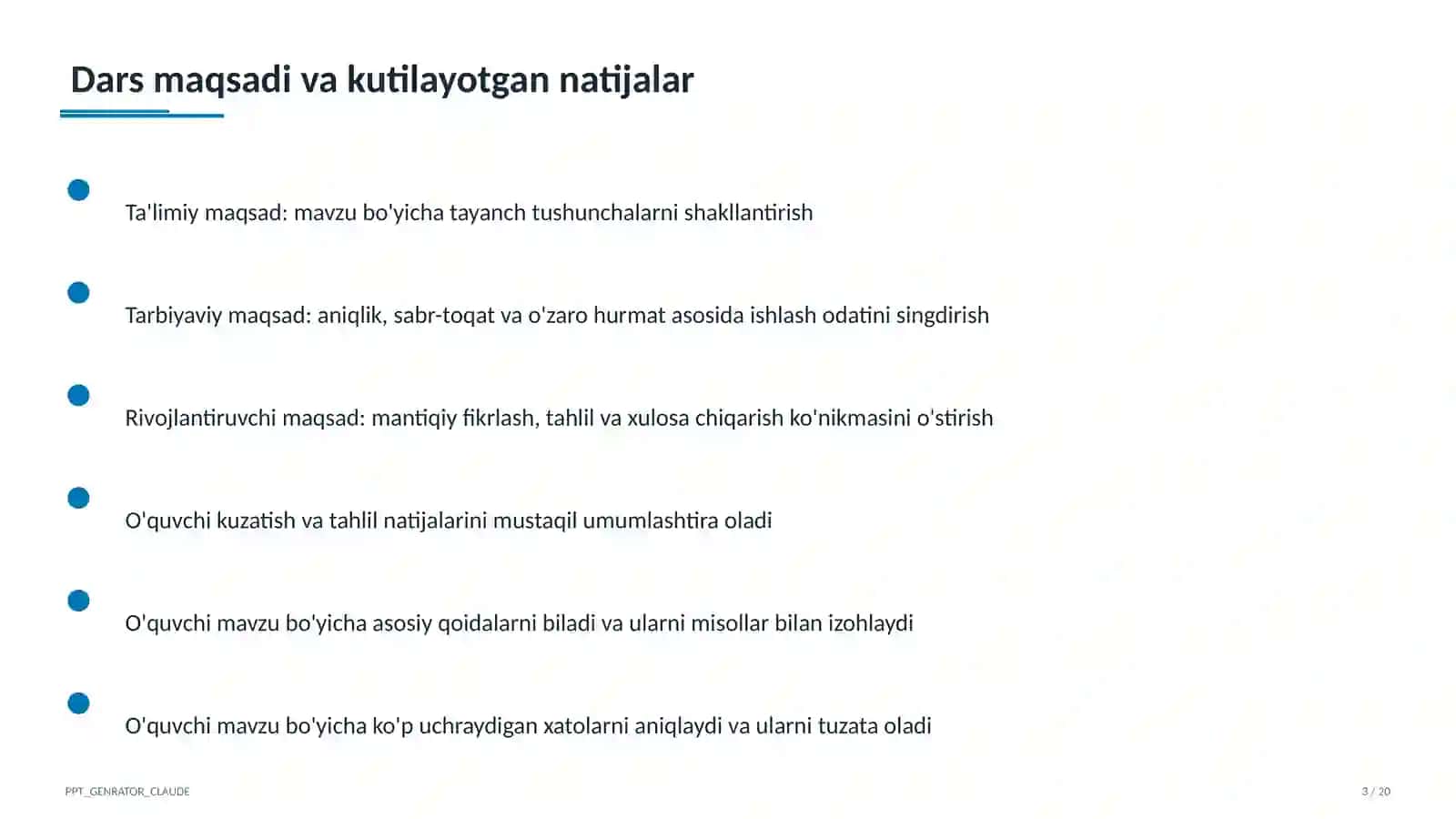 Ekologik ta'lim: iqlim o'zgarishi, suv tejash va chiqindilarni saralash 3