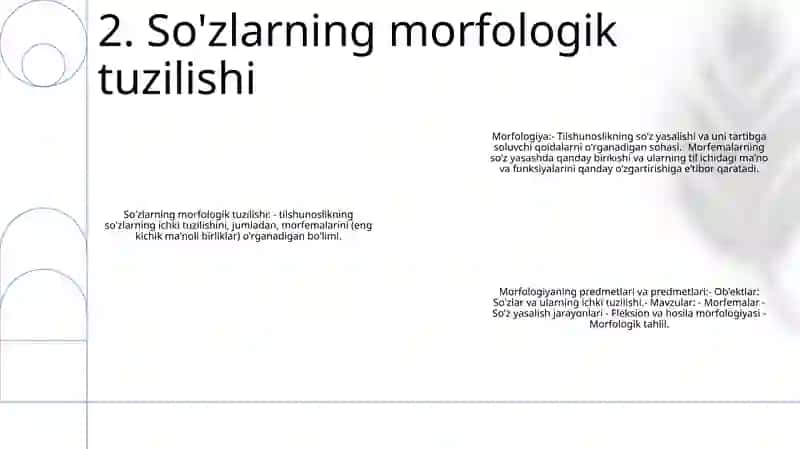 Morfologiya.Morfologiya Obyekti Va Predmeti 3