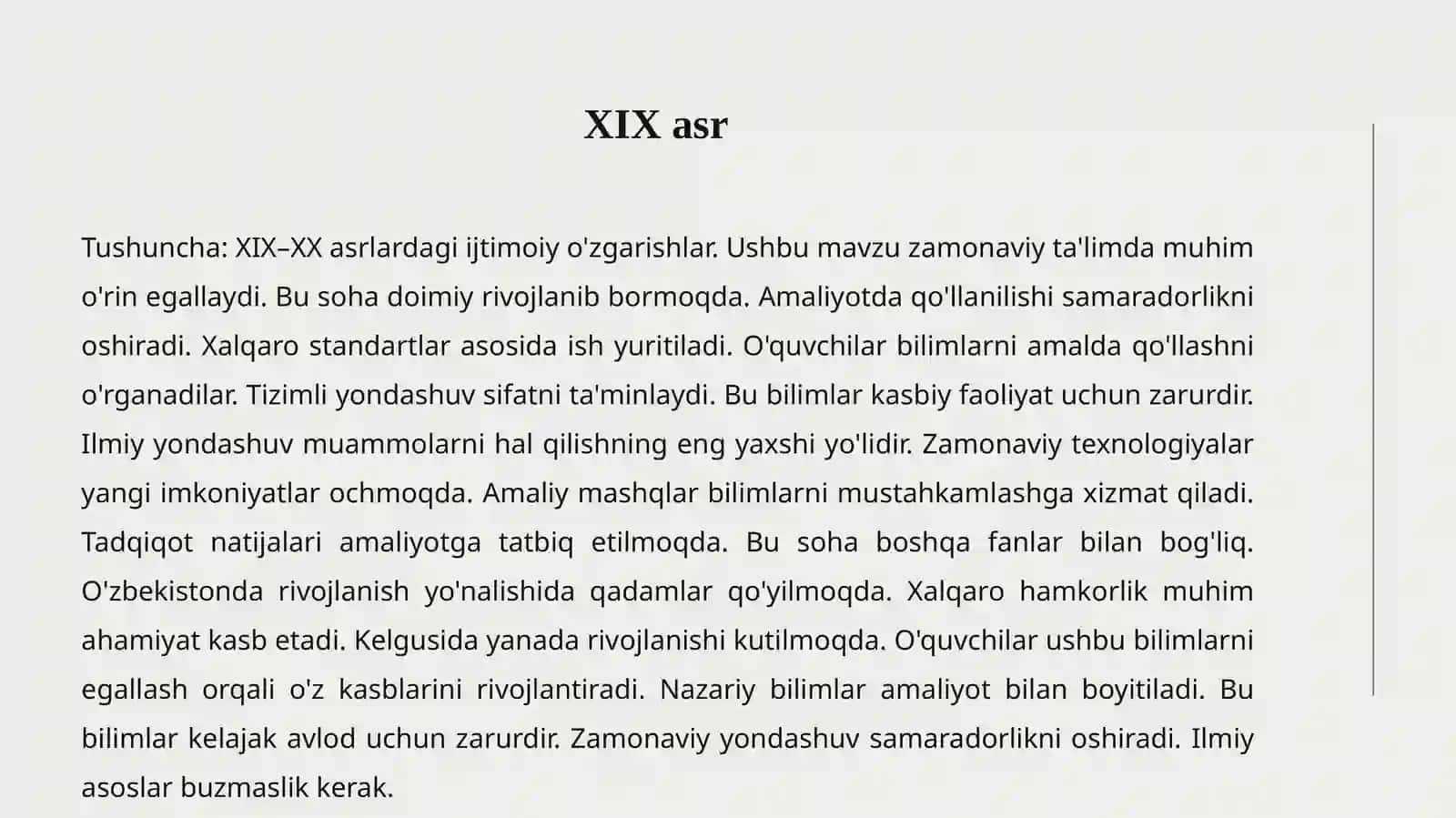 IJTIMOIY O'ZGARISHLAR 3
