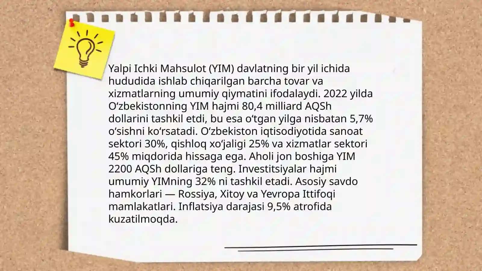 Makroiqtisodiyot kõrsatkichlari va iqtisodiy modellar 3