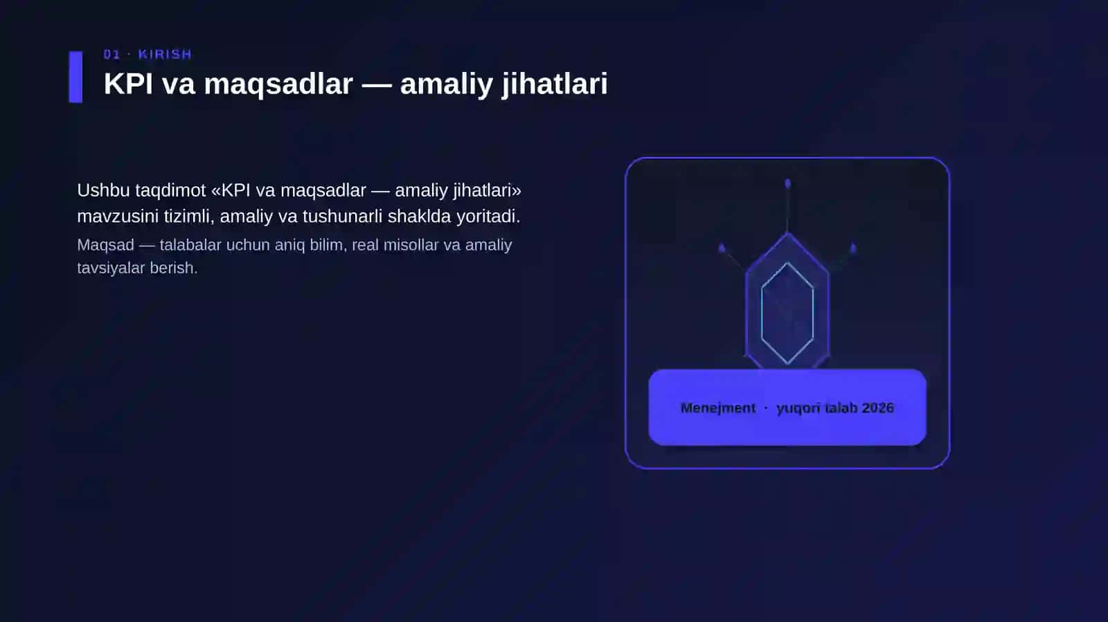 KPI va maqsadlar — amaliy jihatlari 3