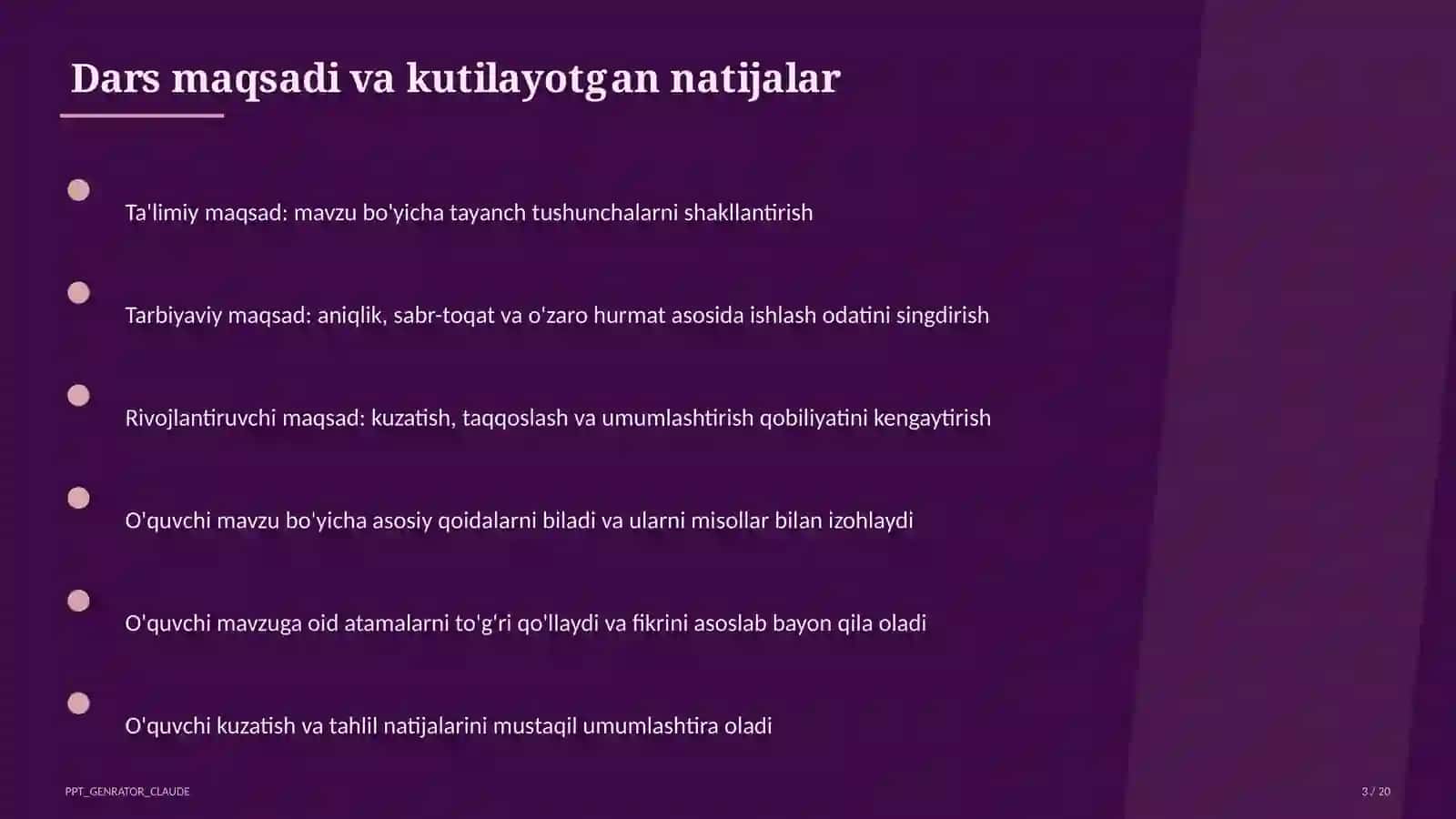 O'zbekiston transporti va aloqa tizimi (9-sinf) 3