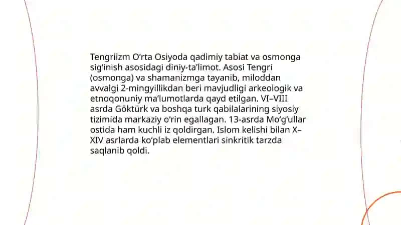 Milliy dinlar 3