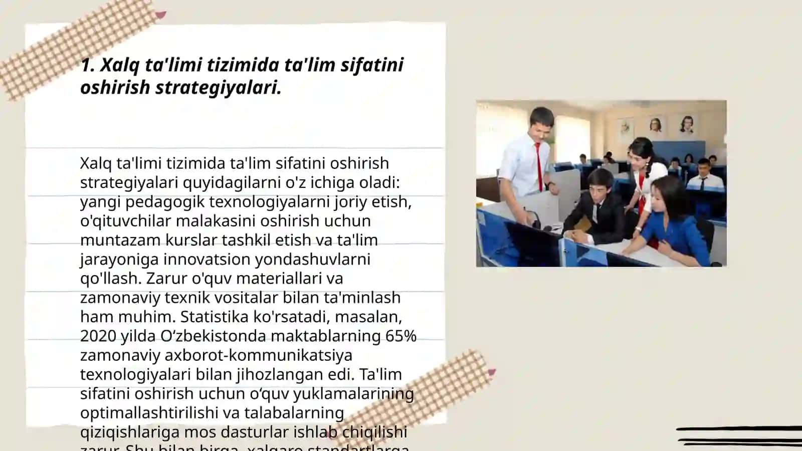 Xalq ta'limi tizimida ta'lim sifatini baholash bo'yicha xalqaro tatqiqotlar 3