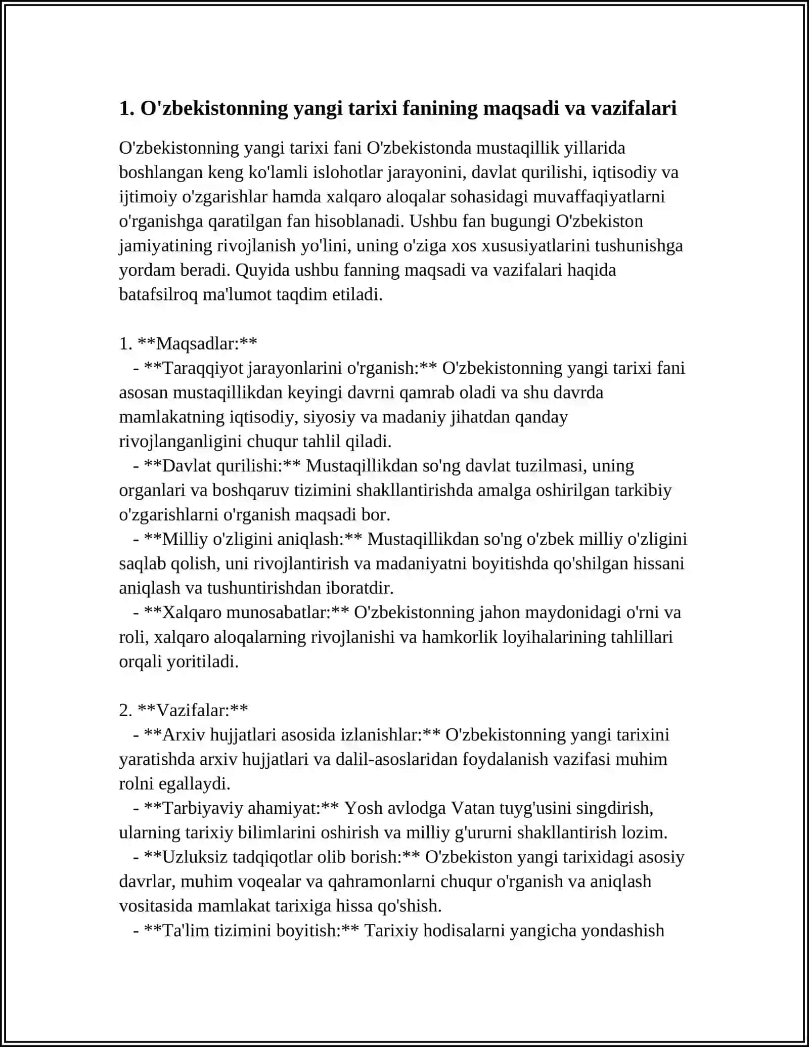 OʻZBEKISTONNING ENG YANGI TARIXI FANINING METODOLOGIK ILMIY-NAZARIY ASOSLARI USULLARI VA TAMOYILLARI 3