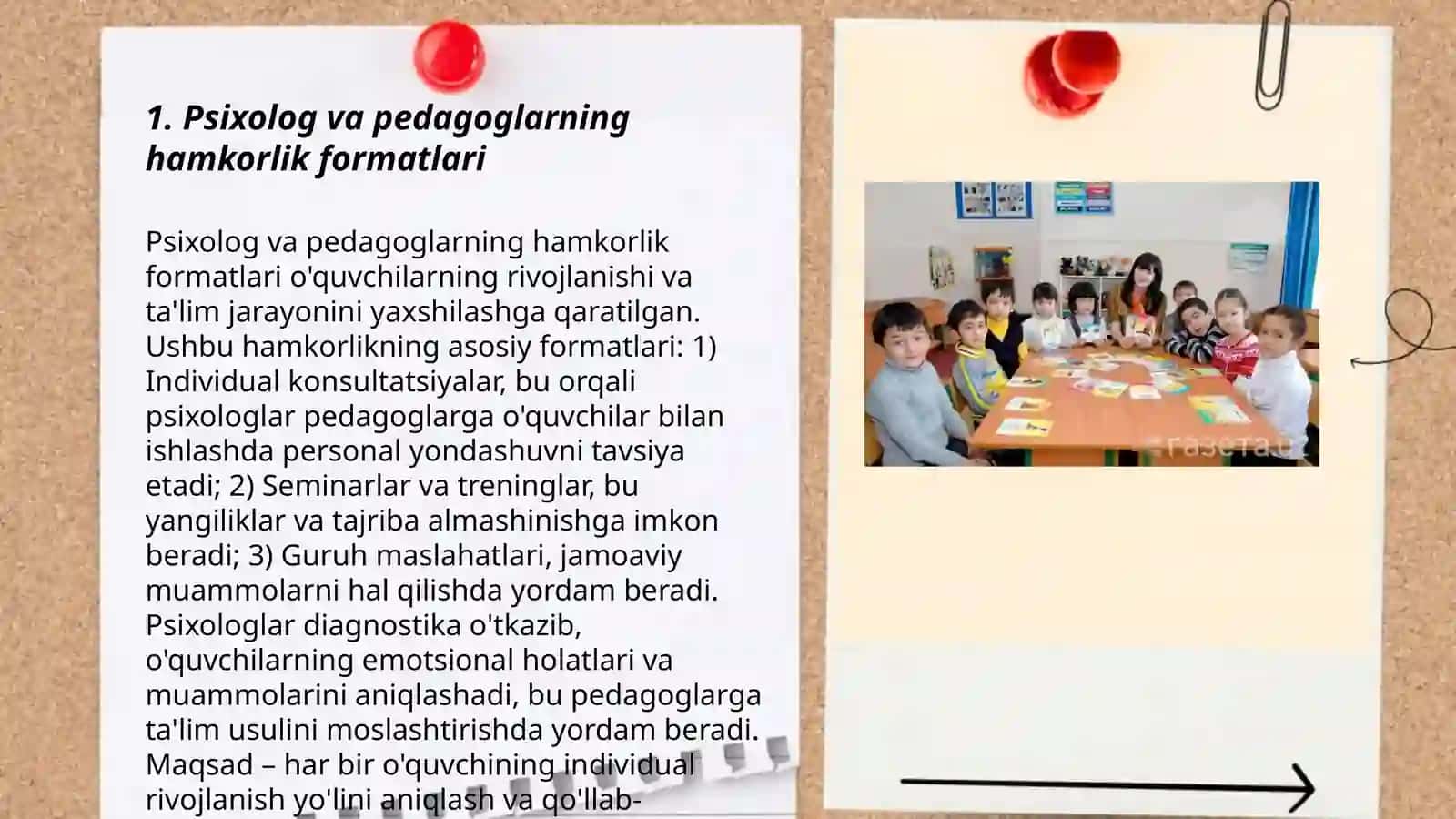 Psixolog va maktabgacha ta'lim tashkiloti pedagoglarining hamkorligi 3