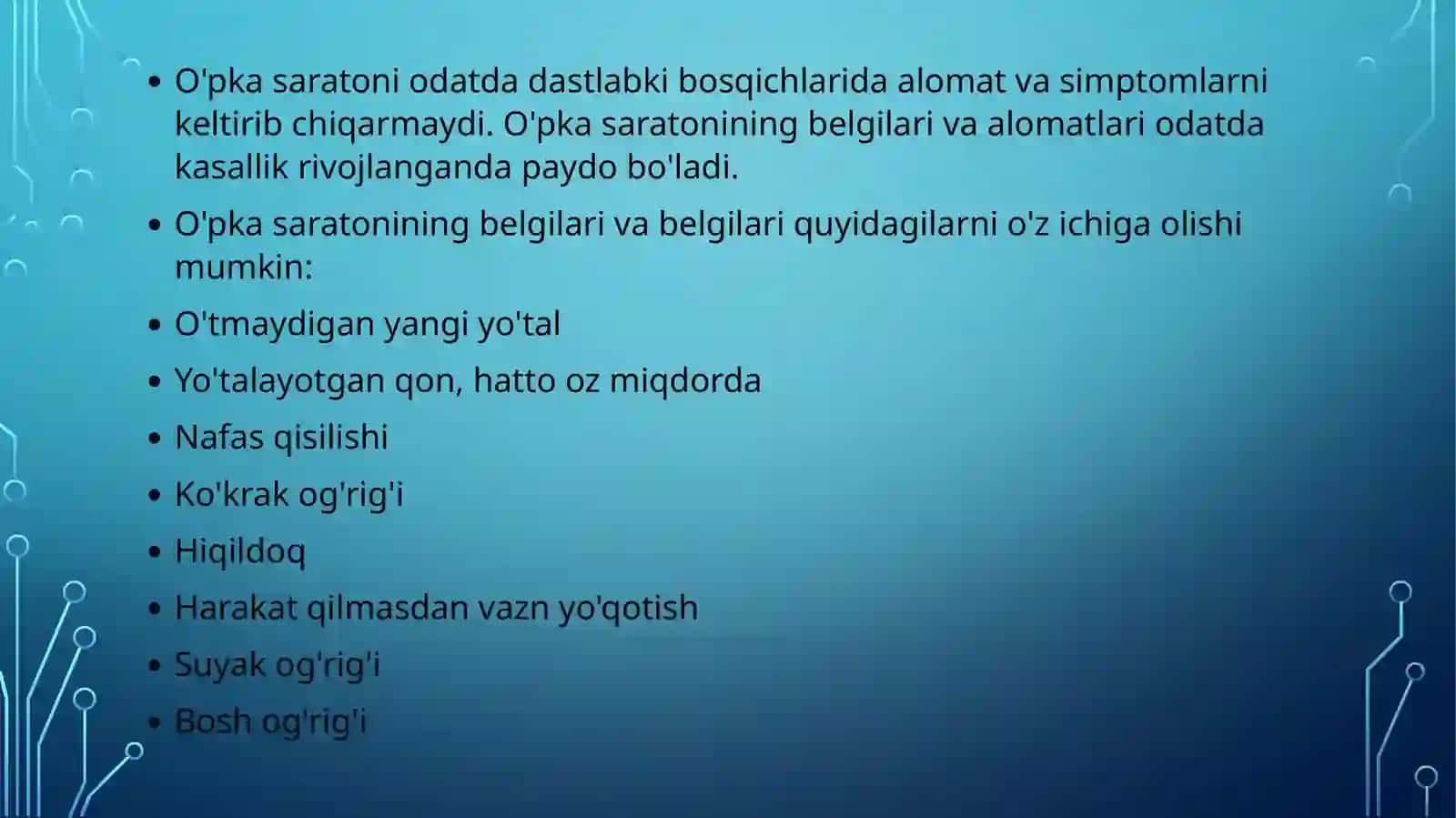 O'pka raki 3